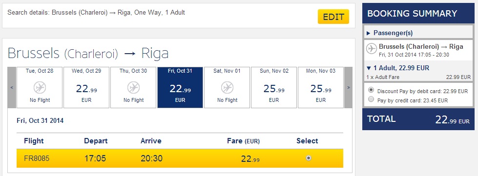 brussels - riga