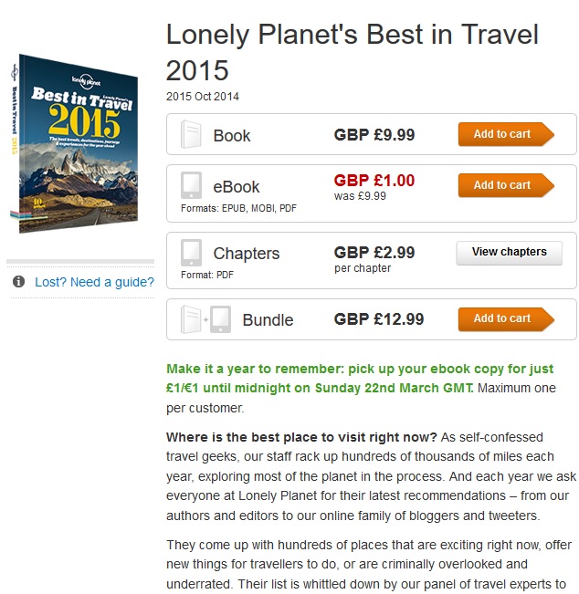 lonely planet best in travel