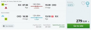 riga to chicago