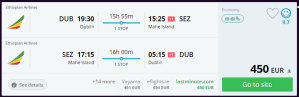 dublin seychelles dublin 450