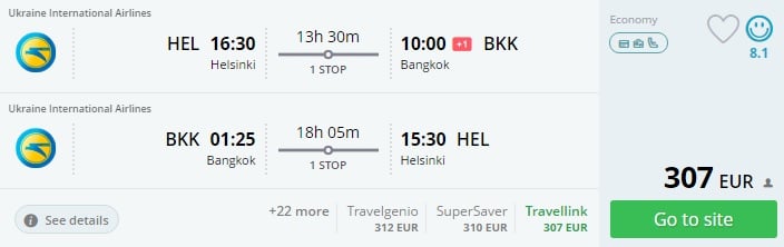 hel to bkk