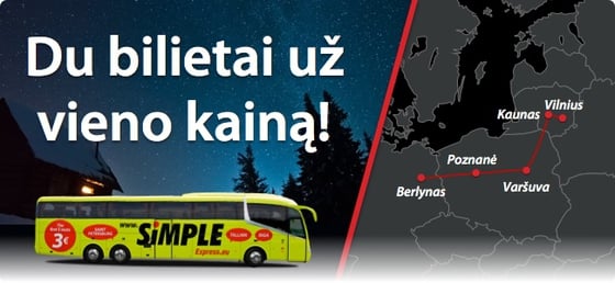 LUX EXPRESS sale: from Lithuania to Warsaw, Poznan and Berlin 2 tickets for  the price of 1! - TravelFree