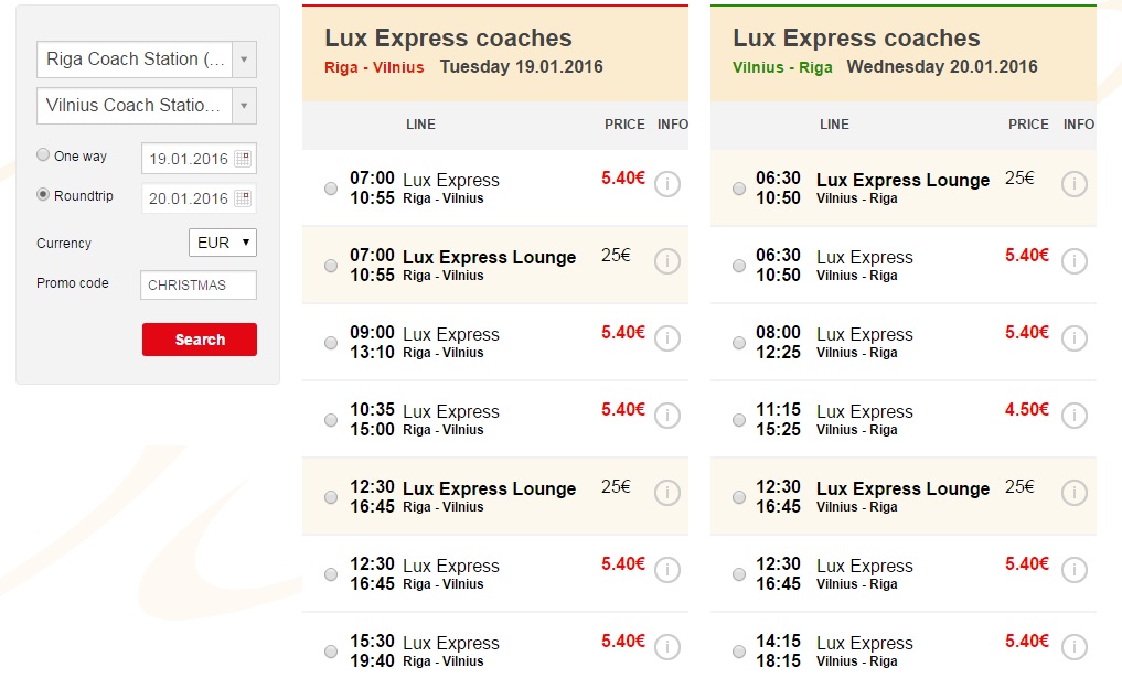 lux sale