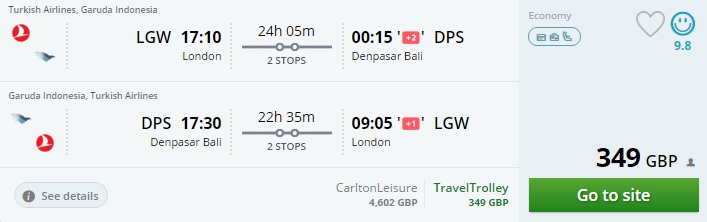to bali