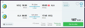 minsk almaty minsk 187