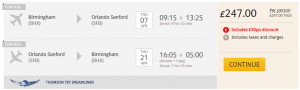 birmingham orlando birmingham 247 gbp