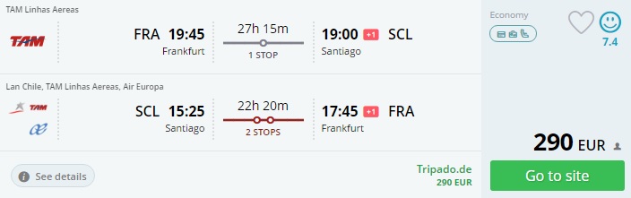 germany to chile