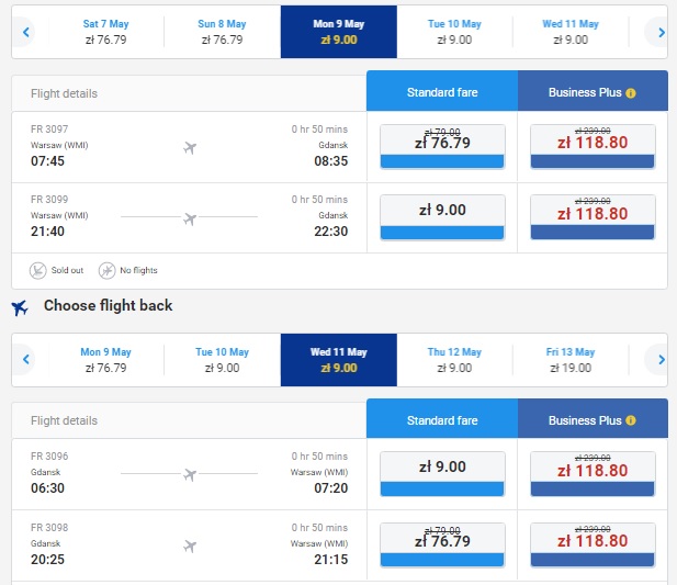 ryanair in poland
