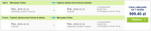 warsaw fujairah warsaw 232 EUR