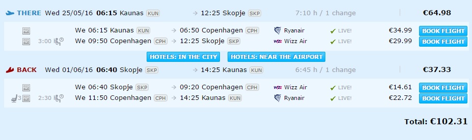 kaunas to lithuania