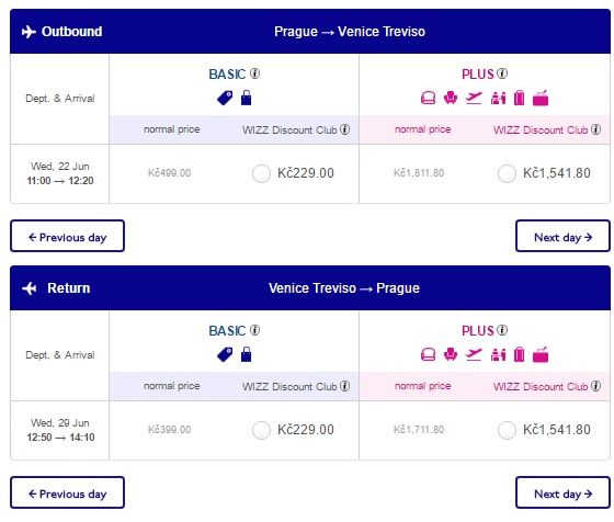 prague to venice