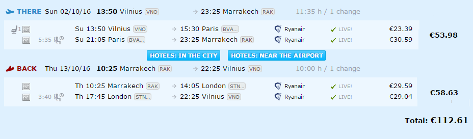 Vilnius Marrakech