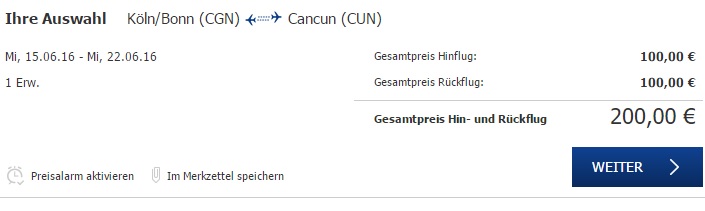 germany to cancun