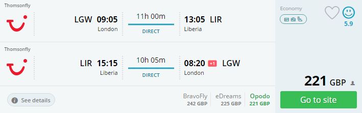 london liberia london 221 gbp
