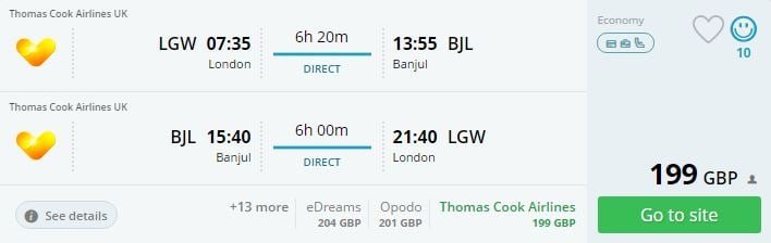 london banjul london 199 gbp