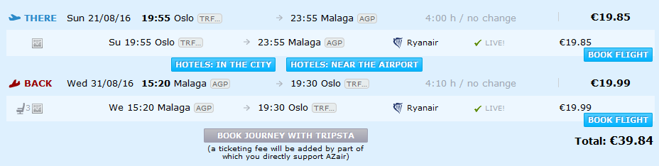 oslo malaga