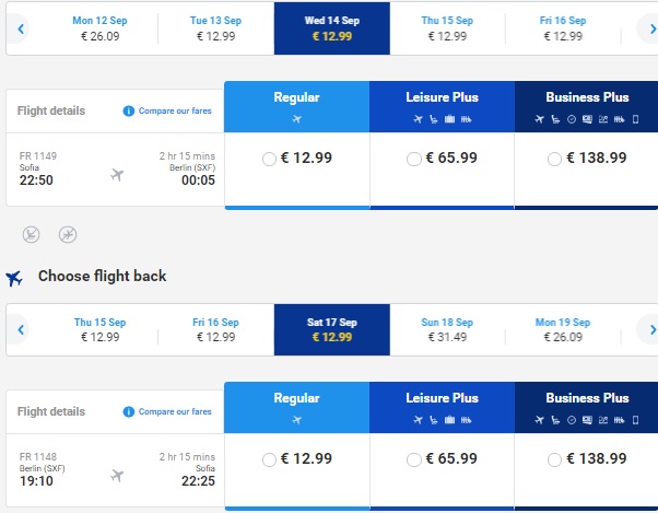 sofia to berlin
