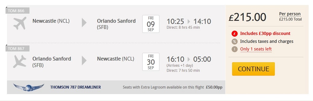 Florida ticket