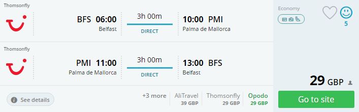 belfast palma belfast 29 gbp