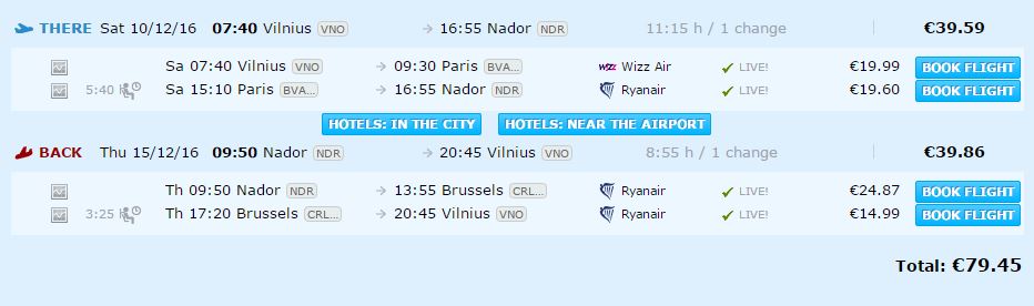 vilnius nador vilnius 69 79