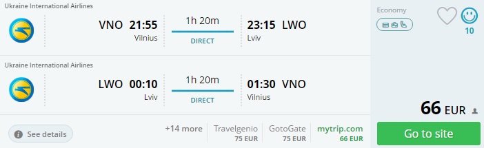vilnius to lviv example