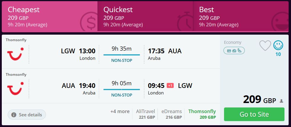 London Aruba