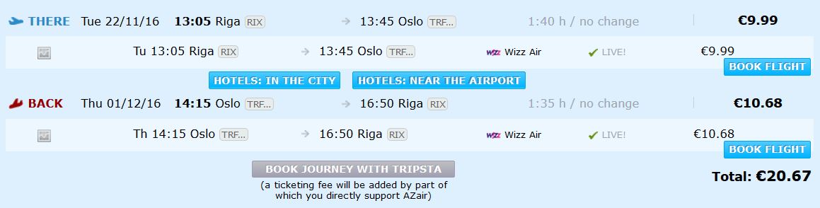 Riga Oslo