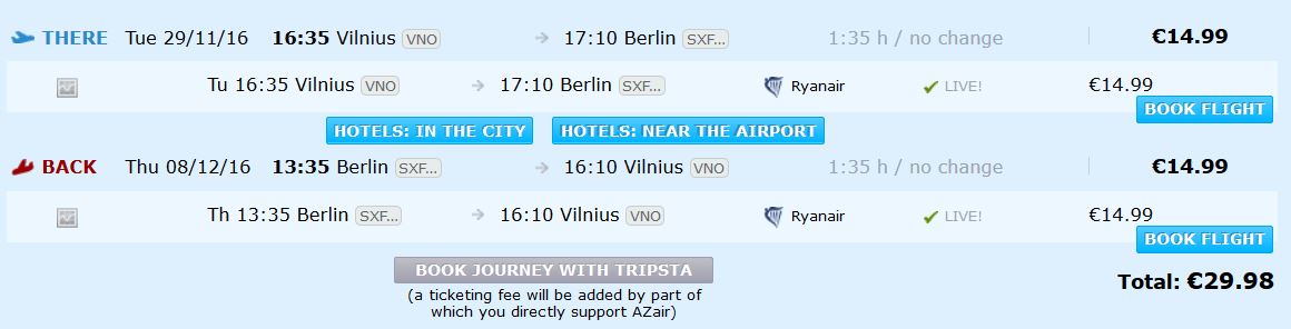 Vilnius Berlin