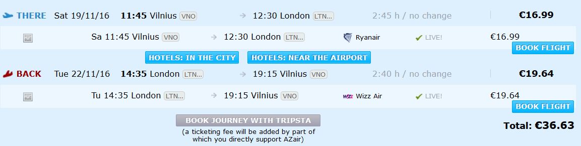 Vilnius London