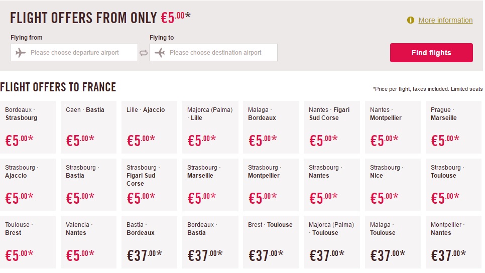 volotea offer