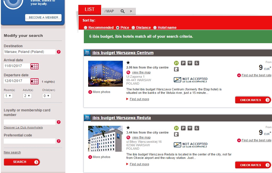 ibis hotel sale