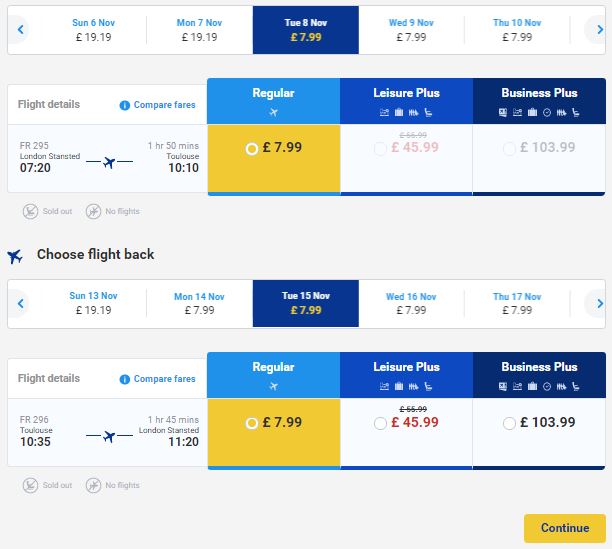 cheap flights from london to toulouse