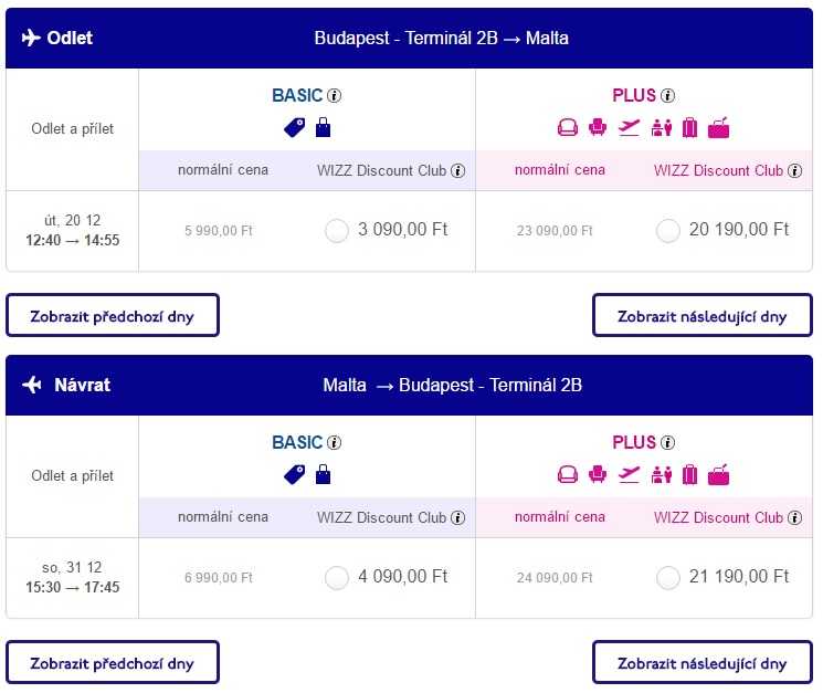 budapest to malta