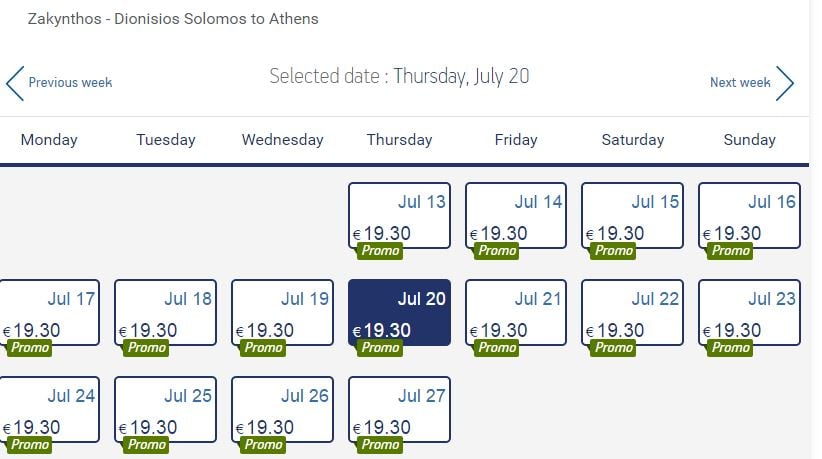aegean airline promotion