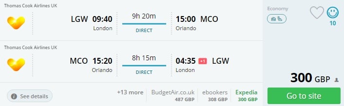 thomas cook flash sale