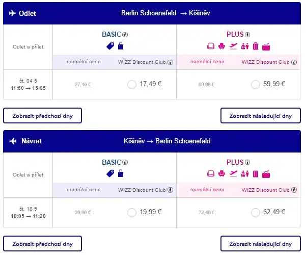 flights from berlin to moldova
