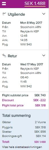 wowair discount code