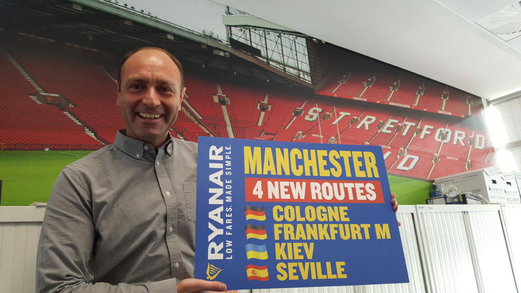 RYANAIR Launches New Routes from Manchester