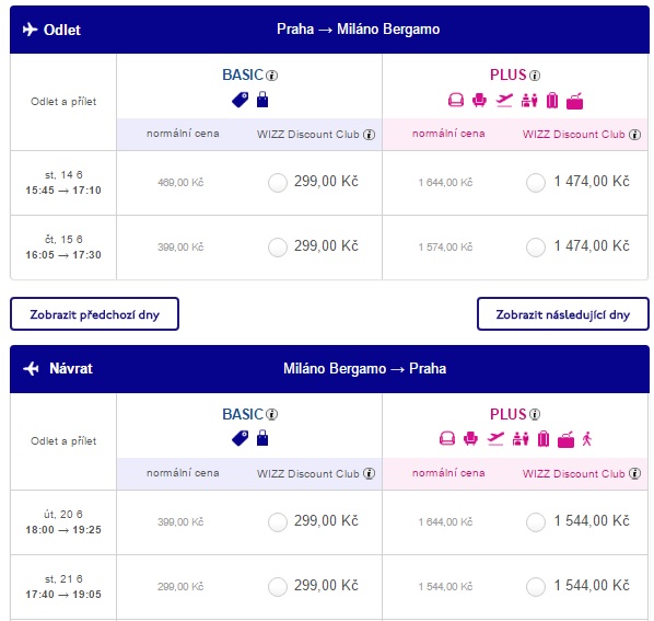 cheap flights to milan from prague