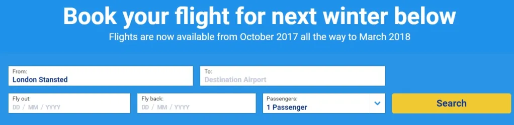 ryanair flights 2018