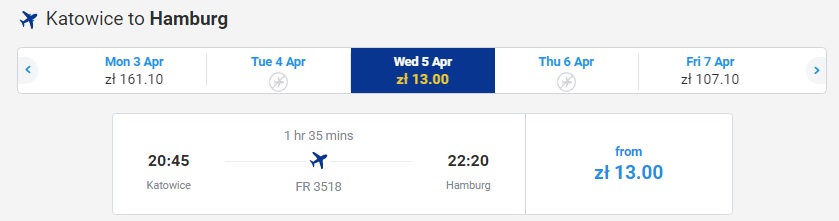 ryanair flights from poland