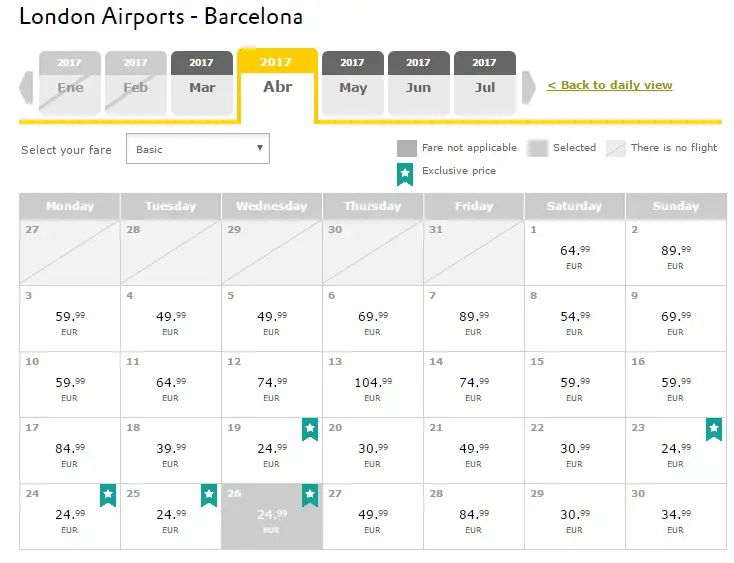 vueling promotion 2017