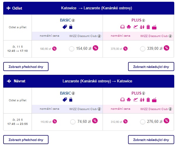 direct flights from katowice to lanzarote