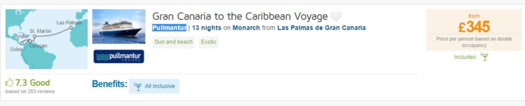 cruise to PANAMA from Spain