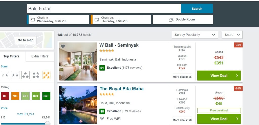 hotel error fare
