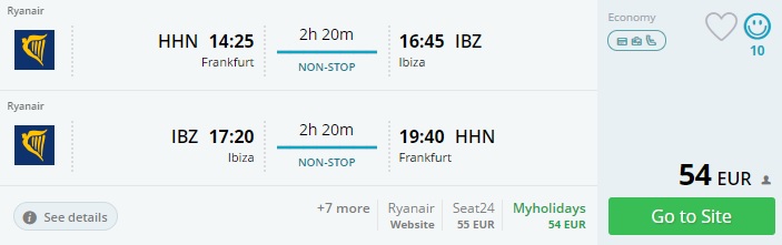 summer flights to ibiza from frankfurt