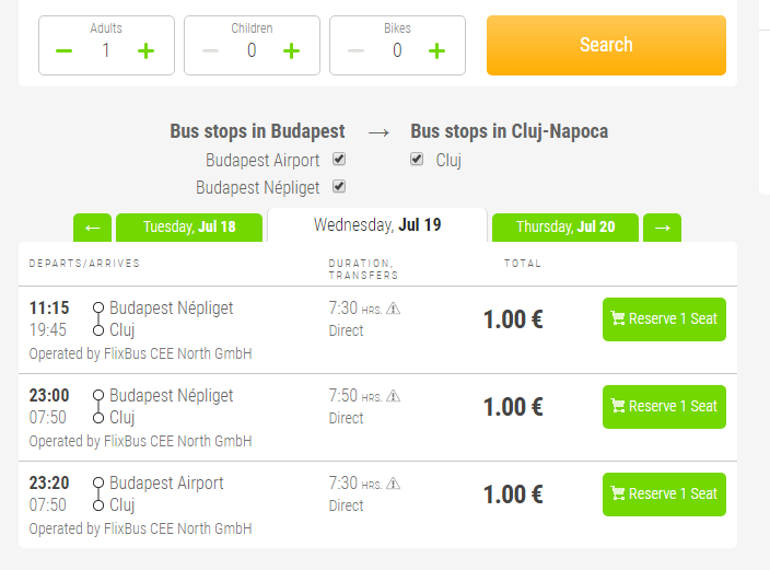 MEGA!! FLIXBUS bus tickets between Hungary and Romania for €1 each-way ...