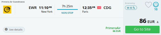 flights usa europe