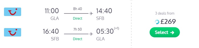 cheap flights glasgow florida