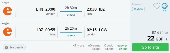 cheap flight tickets london ibiza